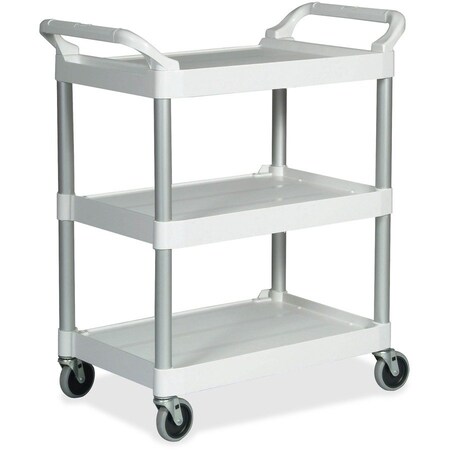 Rubbermaid Commercial Utility Cart, 200 lb Cap, 33-5/8"x18-5/8"x37-3/4", Off White RCP342488OWH